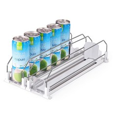 MONACO OLIVE 廚房平定 罐裝飲料自動排列販賣機式分配器, 2個, 白色