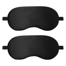 라붐 경량 심플 밀착 암막 아이마스크 수면안대 블랙, 2개, 1개입