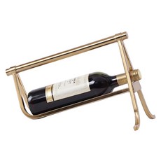 American Road 鐵製傾斜紅酒架 RK2164, 金色, 1個