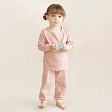 unifriend 童款貼布小熊9分袖上衣長褲組