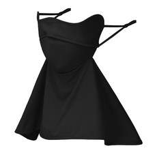 로브로코 경량 롱넥타입 골프 마스크, 블랙, 1개