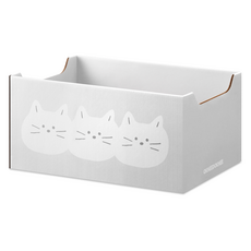 OKHEE DOKHEE 舒適護頸箱型貓抓板, 1個, 三胞胎貓