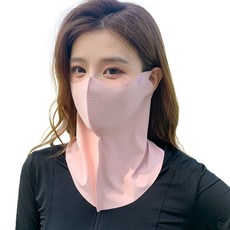 필웨이브 자외선차단 골프 마스크, 핑크