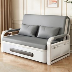 엘티제이 간이 소파베드 접이식 소파침대 라텍스 매트리스 L1 82cm 방문설치, 스페이스 그레이