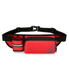 ZOOLO 運動水壺腰包 戶外腰間水壺腰帶包, 1個, 紅色