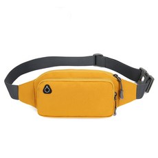 ZOOLO 男女運動腰包 防水登山休閒斜背包 收納包, 1個, 橘色