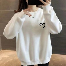 PEONIST 迷你愛心彩色圓領大學T