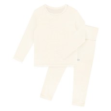 olomimi 童款莫代爾馬卡龍色系高腰護肚家居服套裝