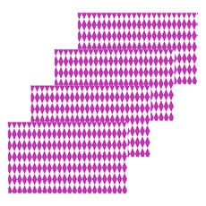 Market Pio 廚房菱格紋一次性桌巾 Type 8, 4個, 1入