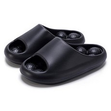 居家女王 指壓情侶拖鞋 280mm, 黑色