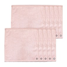 SOFT TOUCH 多功能半竹纖維擦手巾, 粉紅色, 10個