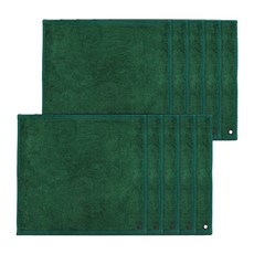 SOFT TOUCH 多功能半竹纖維擦手巾, 綠色, 10個