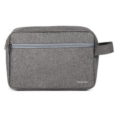 Market Plan 多用途化妝品收納包 灰色, 1個, 1入