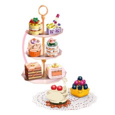 DIY 甜點積木製作套組 下午茶組, 1個, 混合色