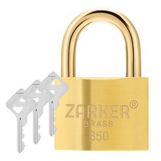 자커 황동 자물쇠 동일키 B50, 1개