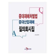 중대재해처벌법 중대산업재해 질의회시집, 고용노동부, 진한엠앤비
