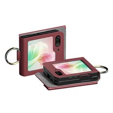 하이온 탈부착 카드수납 핸디링 가죽 휴대폰 케이스