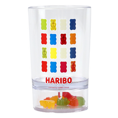 하리보 골드베어 투명컵, 패턴, 1개, 200ml