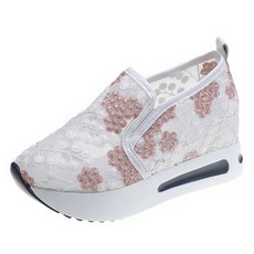 엘쏘 플라워 자수 디자인 플랫폼 스니커즈