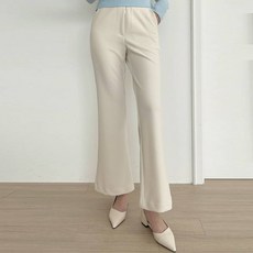 플랜데이 여성용 로딘 부츠컷 트레이닝 슬랙스 숏