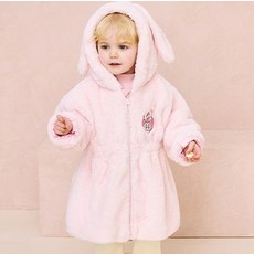 milkmile Esther Bunny 女童可愛毛絨外套