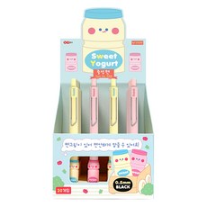 朝鮮文具坊 甜味優格中性筆 20入, 1個, 混合顏色