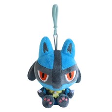 PoKeMoN 寶可夢 路卡利歐毛絨吊飾, 1個, 13cm, 混色