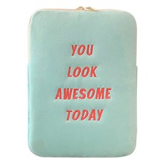 Winiz Letter 時尚平板電腦包 WZFLP, 薄荷綠(WZFLP122-LM11), 1個