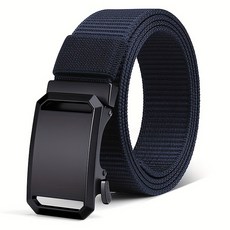 따봉오빠 스포츠 블랙 버클 심플 야외 등산 스포츠 다용도 벨트 JNH1571, 블루, 1개