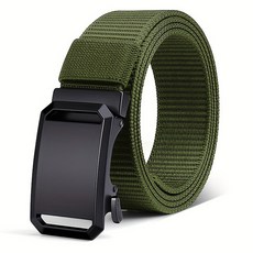 따봉오빠 스포츠 블랙 버클 심플 야외 등산 스포츠 다용도 벨트 JNH1571, 그린, 1개