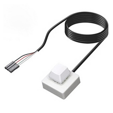 Daily Joy 便利型外接電腦電源開關 白色 2m, 1個