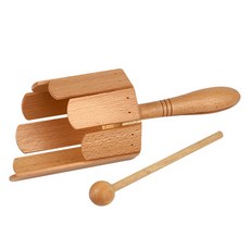 Kes.B 清脆聲音多音階積木樂器玩具, 1個, 棕色