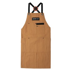 EIDERSAFETY 帆布圍裙 1, 1個, 芥末黃