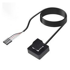 Daily Joy 便利型外接電腦電源開關 黑色 2m, 1個