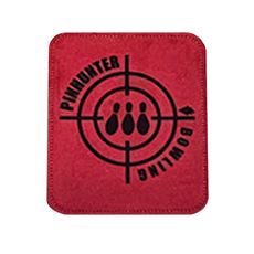 PINHUNTER 頂級牛皮標靶高爾夫球巾, 1個, 紅色