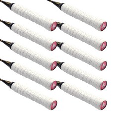 G&Y Sim Cushion 羽球拍握把帶, 白色, 10個