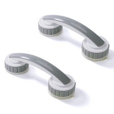 Ontree 強力旋轉吸盤式安全扶手, 白色, 2個