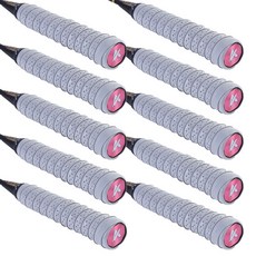 G&Y Sim Cushion 羽球拍握把帶, 灰色, 10個