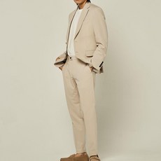 트래드클럽 남성용 베리 베이직 슬림 수트 세트