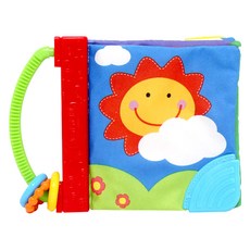 Kes.B 數字布書 觸感發展玩具, 1個, 混合顏色