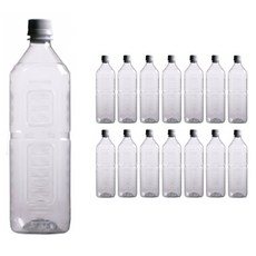 首爾包裝 方形耐熱PET瓶 酵素, 15個, 1.5L
