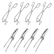 奧斯陸不銹鋼立式夾鉗 4 件 + 剪刀式夾鉗 4 件套, 單色, 1組