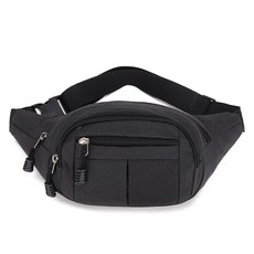 Youngbayoung 日常多功能腰包, 黑色, 1個