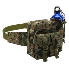 Youngbayoung 多用途運動水壺腰包, 1個, 數位綠