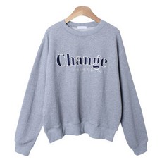 린다샵 디루레 라운드넥 빈티지 레터링 오버핏 맨투맨 cpt15638k47