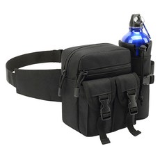 Youngbayoung 多用途運動水壺腰包, 1個, 黑色