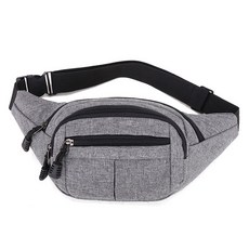 Youngbayoung 日常多功能腰包, 灰色, 1個