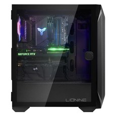Jooyon 2024 LIONINE Turbo Core i5 Intel 第12代 GeForce RTX 4060, 黑色, 16GB, Free DOS, 512GB, CG224F46