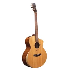 Elusier Bayou S AR 全單板民謠吉他, 原木色, 1個, 單一商品