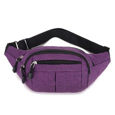 Youngbayoung 日常多功能腰包, 紫色, 1個